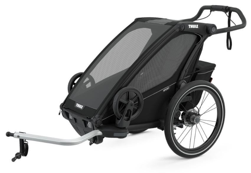 Thule Vozík za bicykel CHARIOT SPORT 1 MIDNIGHT BLACK 2021