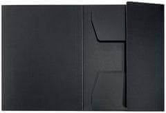 LEITZ Spisové dosky "Recycle", čierna, recyklovaný kartón, A4, 39060095