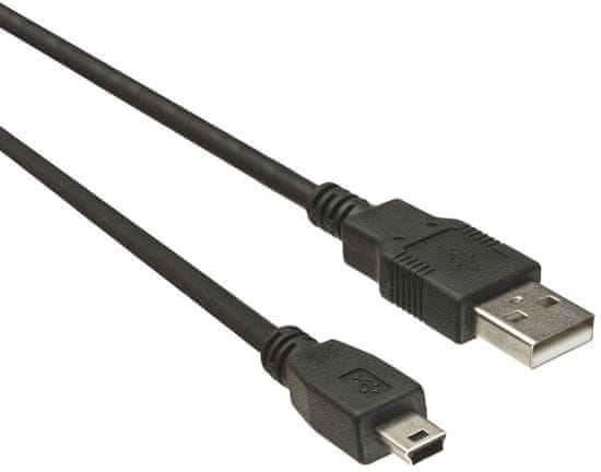 PremiumCord USB, A-B mini, 5pinů - 5m
