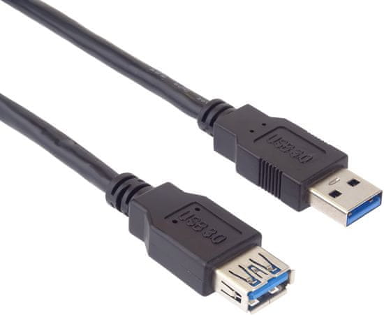 PremiumCord Prodlužovací kábel USB 3.0 Super-speed 5Gbps A-A, MF, 9pin, 5m