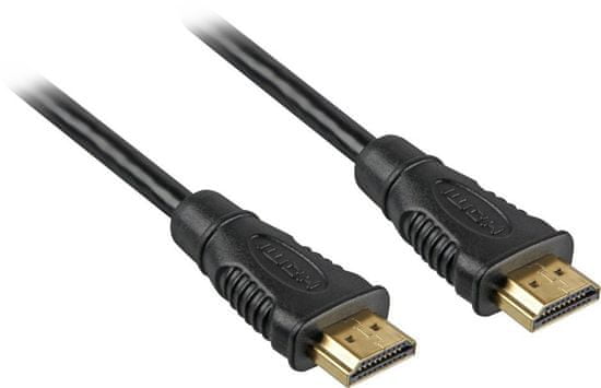 PremiumCord kábel HDMI A - HDMI A M/M 3m zlac. kon.,verze HDMI 1.3b