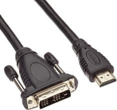 PremiumCord kábel HDMI A - DVI-D M/M 1m