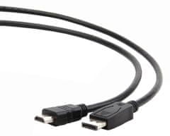 Gembird CABLEXPERT kábel DisplayPort na HDMI, M/M, 1,8m
