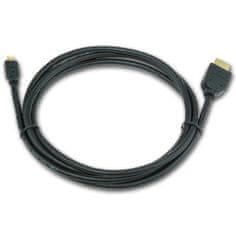 Gembird CABLEXPERT kábel HDMI-HDMI micro 3m, 1.3, M/M stíněný, zlacené kontakty, čierna