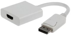 Gembird CABLEXPERT kábel Displayport na HDMI, M/F, biela