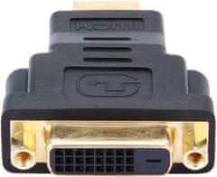 Gembird CABLEXPERT kábel HDMI na DVI, M/F, zlacené kontakty, čierna