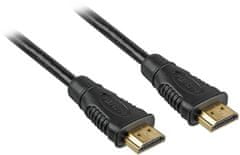 PremiumCord kábel HDMI A - HDMI A M/M 20m zlacené konektory