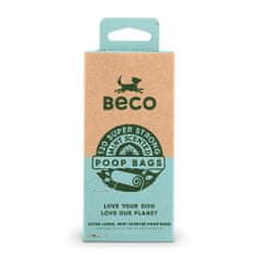 Vrecká na exkrementy Beco, 120 ks, s pepermintovou arómou, z recyklovaných materiálov