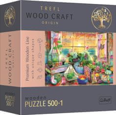 Trefl Wood Craft Origin puzzle Plážový domček 501 dielikov