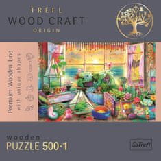 Trefl Wood Craft Origin puzzle Plážový domček 501 dielikov
