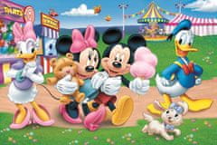 Trefl Obojstranné puzzle Mickey Mouse na púti SUPER MAXI 24 dielikov