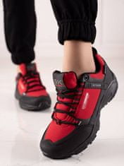 Amiatex Dámske trekingové topánky 87021 + Nadkolienky Gatta Calzino Strech, odtiene červenej, 40