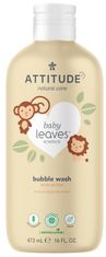 Attitude Detská pena do kúpeľa Baby leaves s vôňou hruškovej šťavy 473 ml