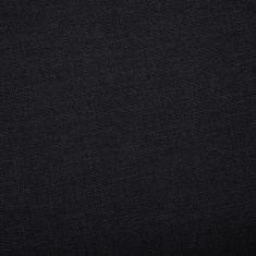 Vidaxl Lavica s úložným priestorom 116 cm čierna polyester