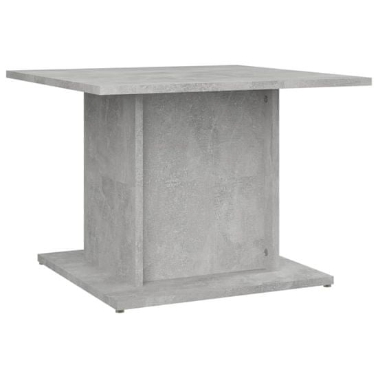 Vidaxl Konferenčný stolík betónový sivý 55,5x55,5x40 cm drevotrieska