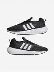 Adidas Čierne pánske žíhané tenisky adidas Originals Swift Run 22 44 2/3
