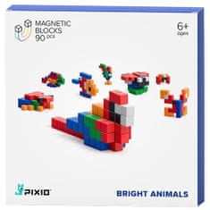 PIXIO Bright Animals magnetická stavebnica
