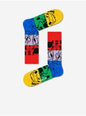 Sada štyroch párov farebných vzorovaných ponožiek Happy Socks 41-46