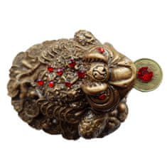 Feng shui Harmony Zlatá trojnohá žaba 8cm