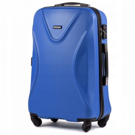 Wings Cestovný kufor W58, modrý,stredný ,64x44x25