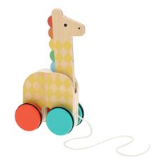 Petit collage Ťahacia hračka žirafa