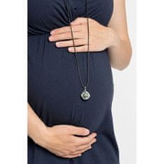 Těhotenská rolnička Dámsky náhrdelník zelená rolnička Posolstvo K10PZ18