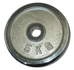 ACRAsport Chrómový kotúč (závažie) pre činky 5 kg - 30 mm