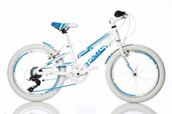 Dino bikes Dievčenský športový bicykel Dino 20" modrý a biely