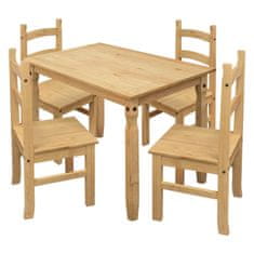 IDEA nábytok Jedálenský stôl 16116 + 4 stoličky 1627 CORONA 2