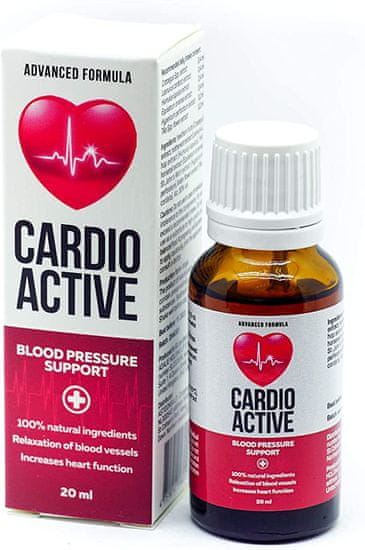 CARDIO ACTIVE Prírodné kvapky na kontrolu krvného tlaku 20 ml
