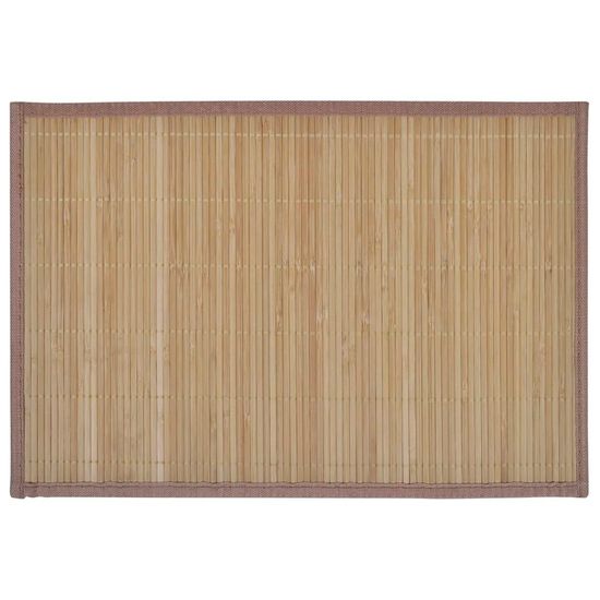 Vidaxl Bambusové prestieranie, 6 ks, 30 x 45 cm