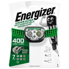 Energizer Čelové Svietidlo Energizer Headlight Vision Rechargeable 400lm Lithium-ion USB