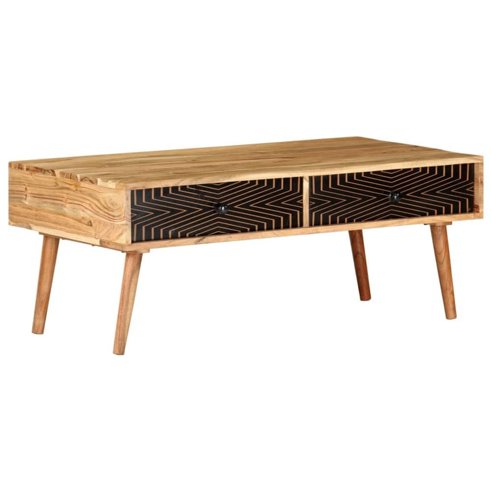 Petromila vidaXL Konferenčný stolík 100x50x39 cm masívne akáciové drevo