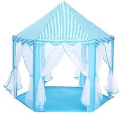 Pixino Detský stan na hranie Princeznin palác modrý