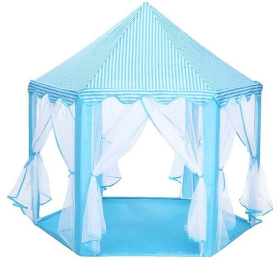 Pixino Detský stan na hranie Princeznin palác modrý