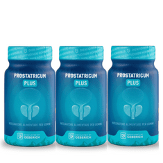 PROSTATRICUM PLUS Kapsule pre zdravú prostatu a močové cesty. Výživový doplnok na báze rastlinných extraktov a prírodných zložiek + zinok. SET 3 x 30 kapsúl.