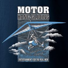 ANTONIO Tričko s motorizovaným závesným klzákom MOTOR HANG-GLIDING, S