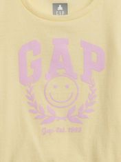 Gap Detské organic tričko logo GAP 18-24M