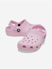 Crocs Svetloružové dievčenské papuče Crocs 29-30