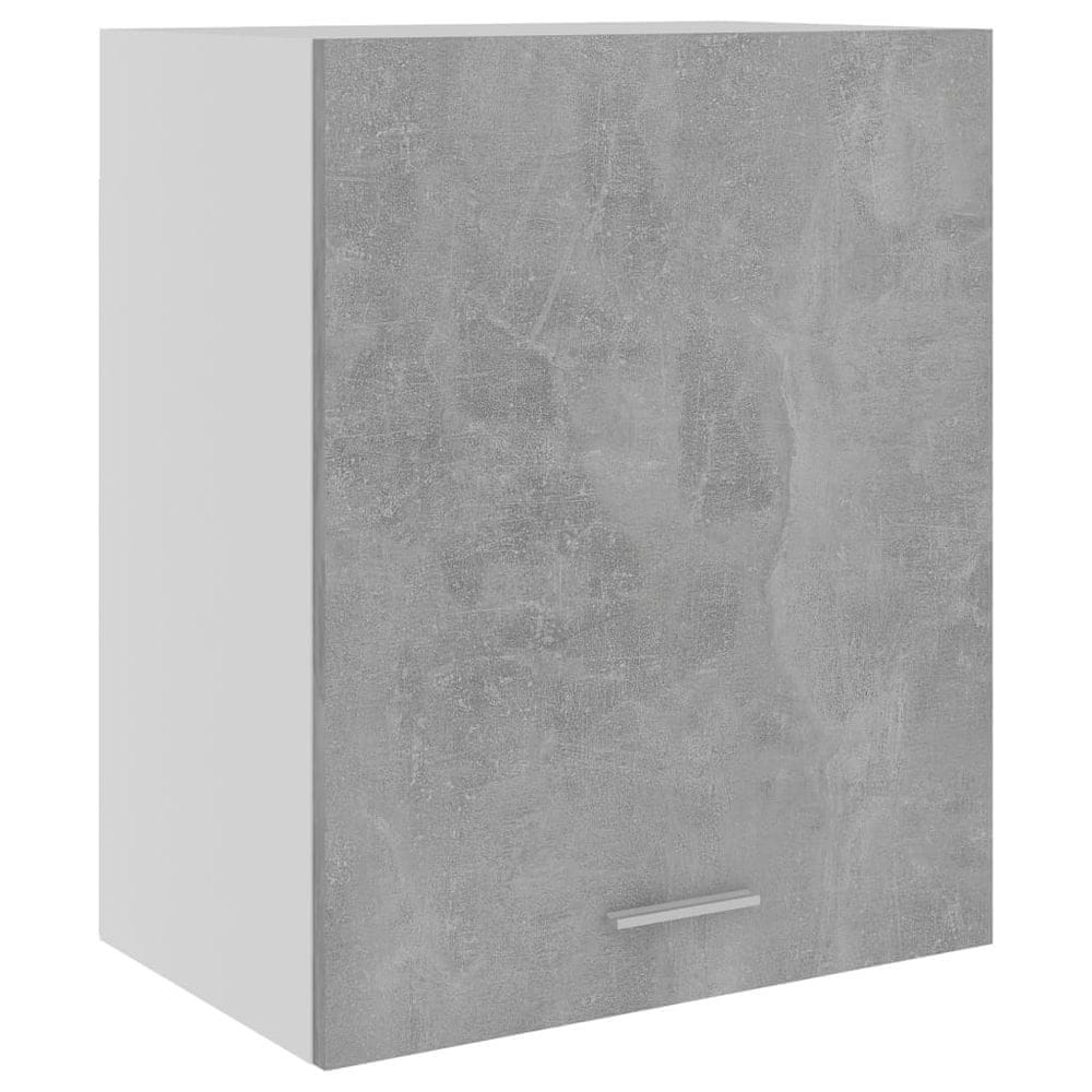 Petromila vidaXL Závesná skrinka, betónovo sivá 50x31x60 cm, kompozitné drevo