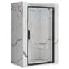 RAPID SWING jednokrídlové sprchové dvere, čierny, 70 x 195 cm, REA-K6407