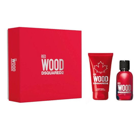 Vidaxl Súprava Red Wood Pour Femme toaletná voda v spreji 100 ml + telové mlieko 150 ml