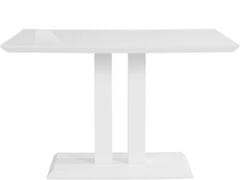 Danish Style Jedálenský stôl Malin, 120 cm, biela