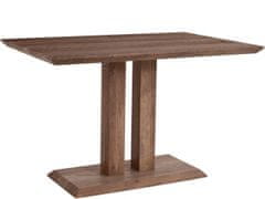 Danish Style Jedálenský stôl Malin, 120 cm, hnedá
