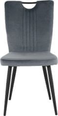 Danish Style Jedálenská stolička Suri (SADA 2 ks), šedá