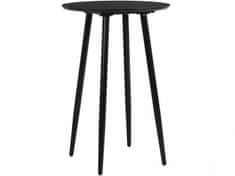 Danish Style Barový stôl Matcha, 90 cm, čierna