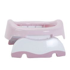 Potette Plus 2v1 cestovný nočník / redukcia na WC - pastelová ružová/biela
