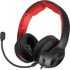 HORI SWITCH Gaming Headsat (NSP2232), čierna/červená