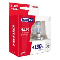 AMIO Halogénové žiarovky Duo blister (2ks) H4 12V 60/55W sada LumiTec LIMITED +130%