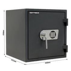 Rottner FireProfi 50 EL nábytkový ohňovzdorný trezor antracit | Elektronický zámok | 48 x 49 x 45.5 cm